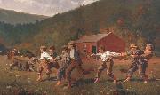 Winslow Homer Snap the Whip (mk44) oil painting on canvas